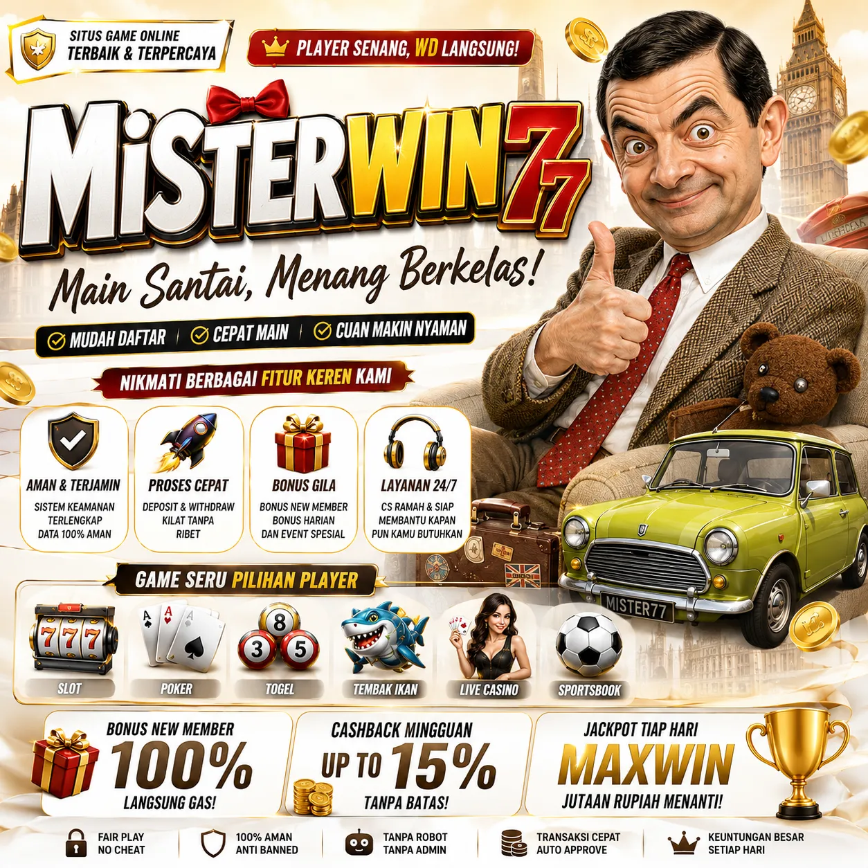 MISTERWIN77 Banner